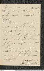 Nachlass Franz Steindachner, Brief von Gabriel Adolphe Boucard an Franz Steindachner (22.11.1877), Inv.Nr. 48.07, Seite 3